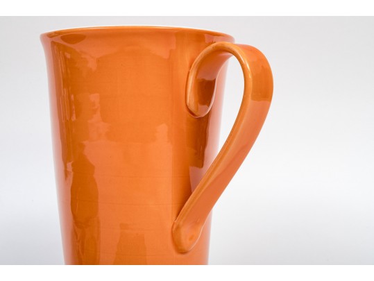 Group Of Three Colorful Italian Glazed Ceramic Pieces