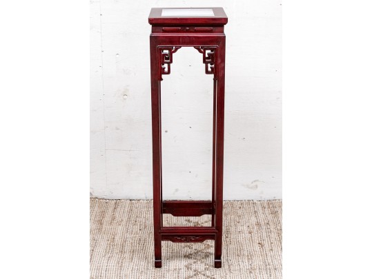Vintage Chinese Carved Plant Stand 