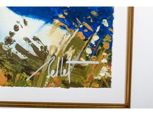 Emile Bellet (France, B.1944) Giclee On Paper, Beauty By The Sea