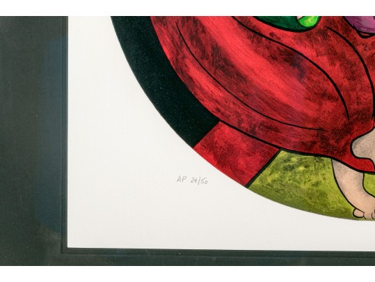 Linda Le Kniff (Brazil/France, B.1949) Ltd. Ed. Serigraph, Exotic Beauty