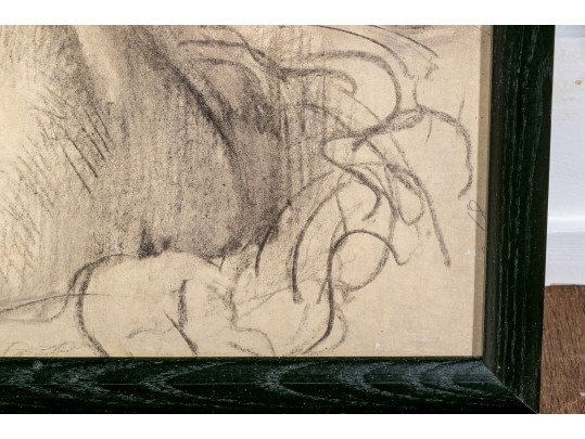 Graphite Drawing On Paper, Female Nude