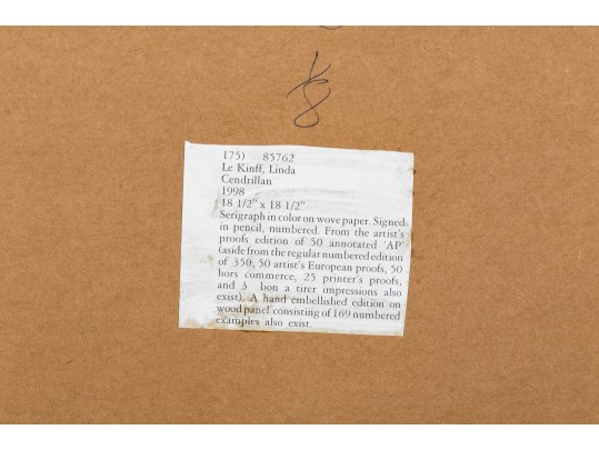 Linda Le Kniff (Brazil/France, B.1949) Ltd. Ed. Serigraph, Exotic Beauty