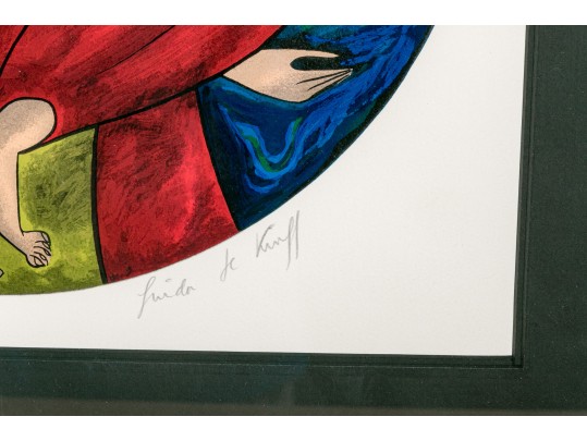 Linda Le Kniff (Brazil/France, B.1949) Ltd. Ed. Serigraph, Exotic Beauty