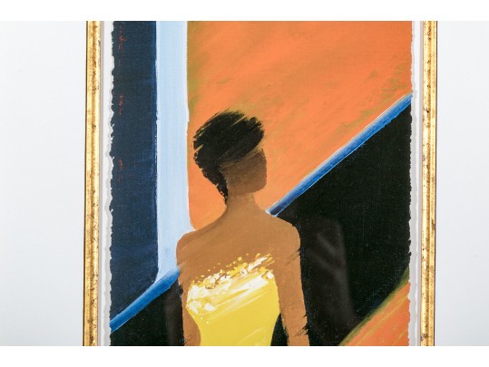 Emile Bellet (France, B.1944) Pair Of Ltd. Ed. Color Prints, Beauties At The Theater