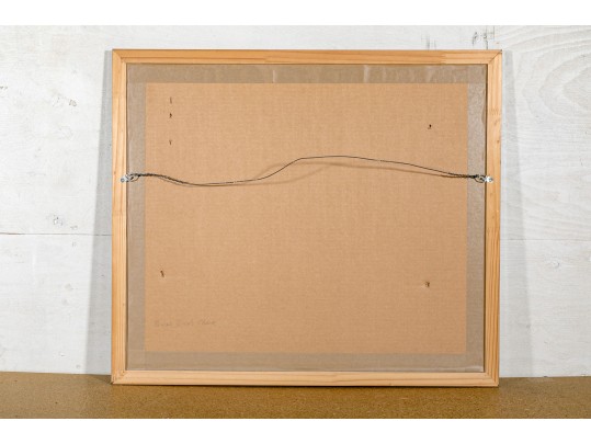 Emile Bellet (France, B.1944) Giclee On Paper, Beauty In A Garden