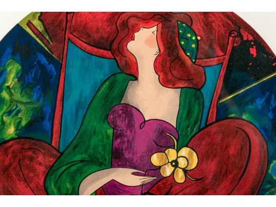 Linda Le Kniff (Brazil/France, B.1949) Ltd. Ed. Serigraph, Exotic Beauty