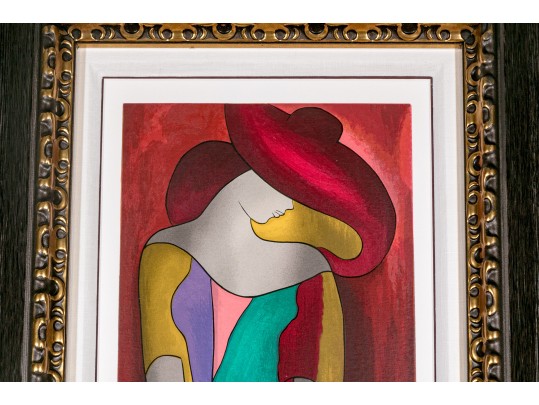 Linda Le Kniff (Brazil/France, B.1949) Large Ltd. Ed. Serigraph, Tall Beauty