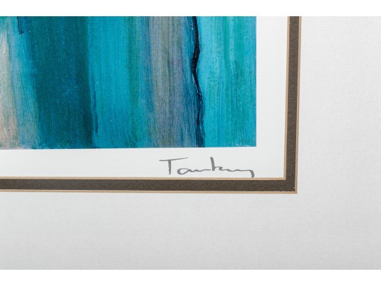 Emile Bellet (France, B.1944) Giclee On Paper, Beauty In A Garden