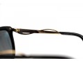 Prescription Dior Black Acrylic And Gold Metallic Sunglasses, Charcoal Lenses