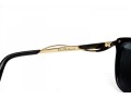 Prescription Dior Black Acrylic And Gold Metallic Sunglasses, Charcoal Lenses