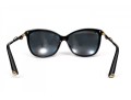 Prescription Dior Black Acrylic And Gold Metallic Sunglasses, Charcoal Lenses