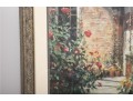 Donny Finley (American, B. 1951) Signed Print, Flowering Yard Of A Brick House