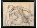 Graphite Drawing On Paper, Female Nude
