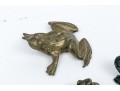 Collection Of Seven Metal Frog Figures