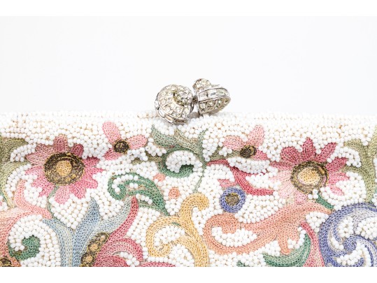 Lot Of Three Evening Bags, Including Donna Karan And Two Vintage Beaded Bags