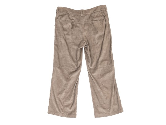 Armani Collezioni Striking Tan Courderoy Pants, Size 10