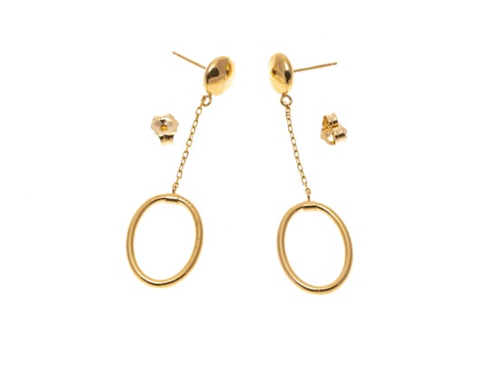 Chic 14K Drop Style Earrings