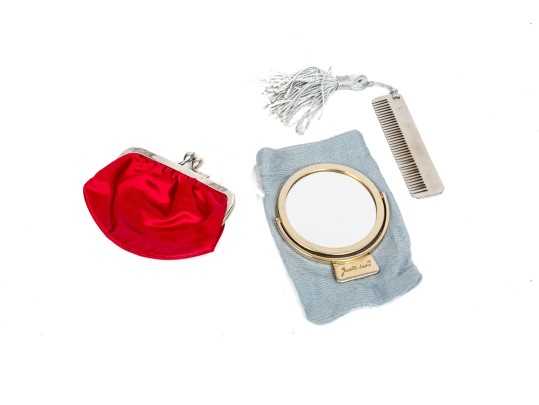 Judith Leiber Stunning Red Pleated Lizard Bejeweled Clutch/shoulder Bag