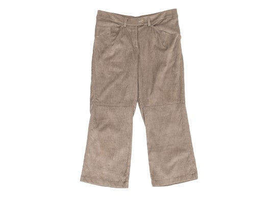 Armani Collezioni Striking Tan Courderoy Pants, Size 10