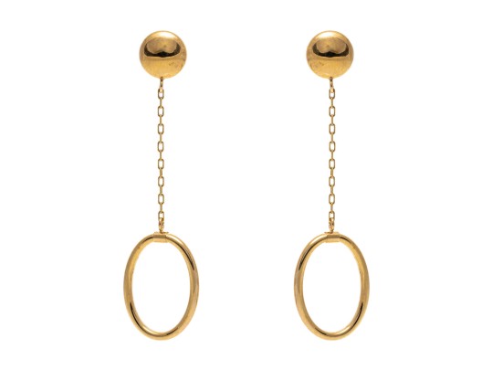 Chic 14K Drop Style Earrings