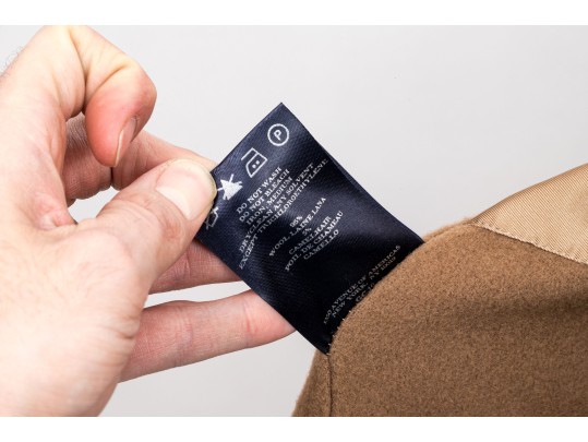 Burberry Classic Tan Button Up Belted Trench Style Coat, With Removable Wool Liner