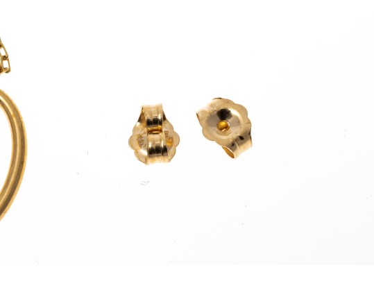 Chic 14K Drop Style Earrings