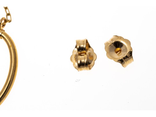 Chic 14K Drop Style Earrings