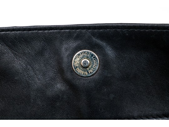 Bottega Veneta Classic Black Woven Leather Shoulder Bag