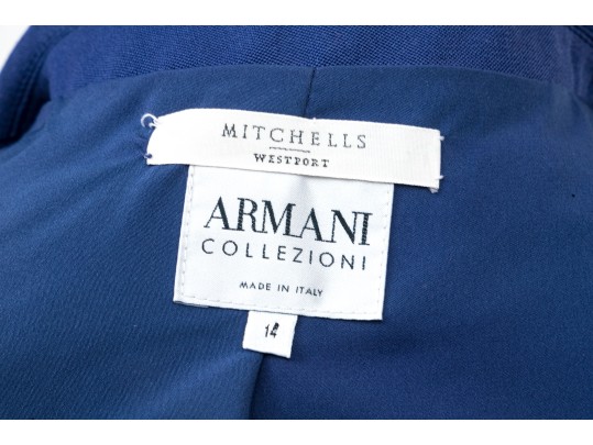 Armani Collezioni, Mitchells Of Westport Blue Purple Blazer, Pants And Skirt Set, Size 14