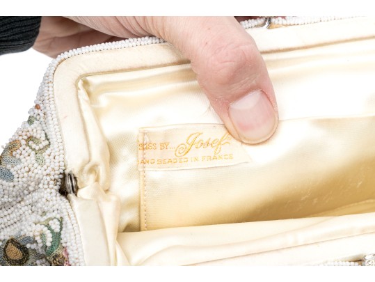 Lot Of Three Evening Bags, Including Donna Karan And Two Vintage Beaded Bags