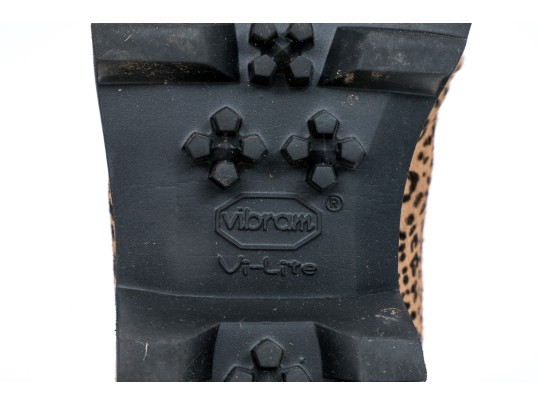 Montelliana 1965 Stunning Leopard Print Claudine Work Boot, Size 39.5, $810 Retail, With Box