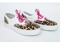Diemme Fun Leopard Print Pony Hair Sneakers, Size 39.5, Retail $335, Boxed