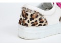 Diemme Fun Leopard Print Pony Hair Sneakers, Size 39.5, Retail $335, Boxed