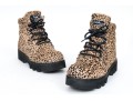 Montelliana 1965 Stunning Leopard Print Claudine Work Boot, Size 39.5, $810 Retail, With Box
