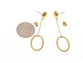 Chic 14K Drop Style Earrings