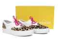 Diemme Fun Leopard Print Pony Hair Sneakers, Size 39.5, Retail $335, Boxed