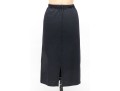 St. John Classic Midi Blue-black Knit Skirt, Size 12