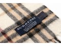 Burberry Stylish Plaid Cashmere Fringed Scarf