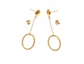 Chic 14K Drop Style Earrings