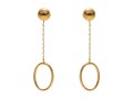 Chic 14K Drop Style Earrings