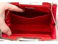 Judith Leiber Stunning Red Pleated Lizard Bejeweled Clutch/shoulder Bag