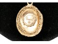 Chanel Retro Vintage Costume Logo Pendant, With Chanel Costume Chain, Circa 1974-1982