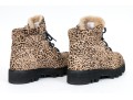 Montelliana 1965 Stunning Leopard Print Claudine Work Boot, Size 39.5, $810 Retail, With Box