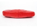 Judith Leiber Stunning Red Pleated Lizard Bejeweled Clutch/shoulder Bag