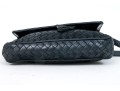 Bottega Veneta Classic Navy Woven Leather Shoulder Bag
