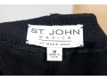 St. John Classic Midi Blue-black Knit Skirt, Size 12