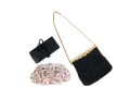 Lot Of Three Evening Bags, Including Donna Karan And Two Vintage Beaded Bags