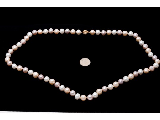 Complementary Cultured Freshwater Pearl Necklace, Bracelet And Earrings Suite