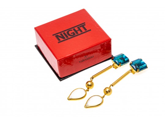 Bold Valentino 'Night' Drop Earrings