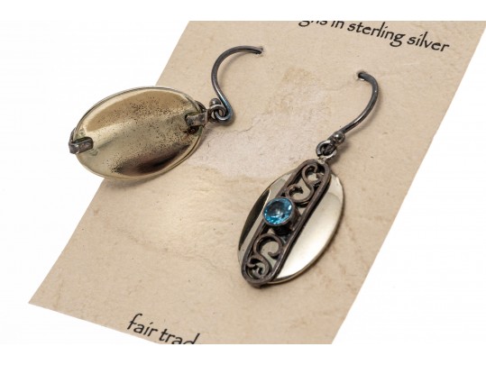 Lot Of Four Assorted Sterling Silver Earrings